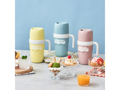 体の内側から冷やして効率的に熱中対策！話題のアイススラリーやこだわりアイスも自動で作れる「アイスクリームメーカー」をLife on Productsより新発売