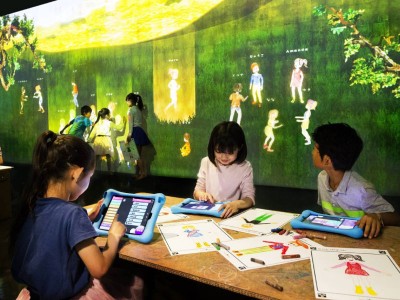 あべのハルカス美術館「チームラボ 学ぶ！未来の遊園地」に合わせ、チームラボのプログラミング作品とCANVASの人気ワークショップが体験ができる「ワークショップコレクション ミニ」開催。8/18～9/2