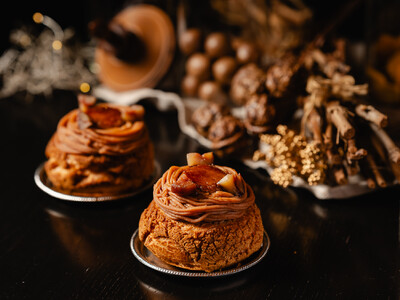 高輪ゲートウェイ駅 エキナカにあるシュークリーム工場「MAISON CLASSIC FACTORY」、季節限定で「モンブランブリュレシュー」発売