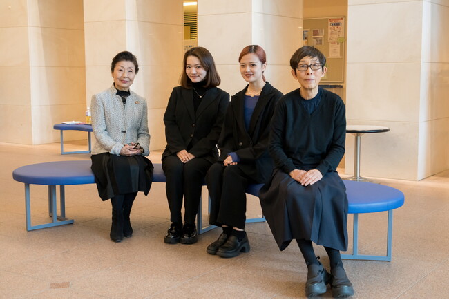 建築デザイン学部のデザインアイデアコンペ受賞作品をもとに日本女子大学の百年館高層棟エントランスをリニューアル