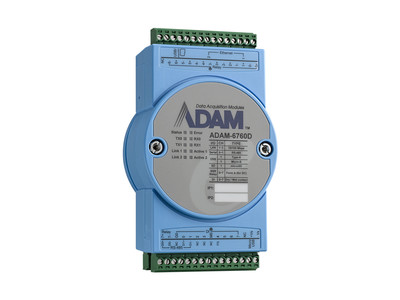 ADAM-6760 リレー出力付きインテリジェントI/Oゲートウェイを発売
