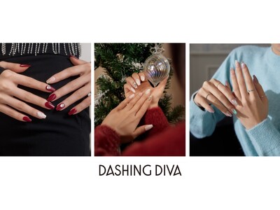 『DASHING DIVA』から付けるだけで差がつく、CHRISTMAS & NEWYEAR ホリデーシーズン 冬ネイルが登場！
