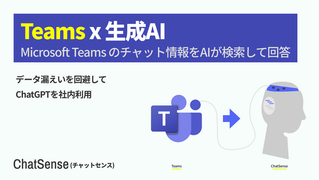 「Teams」の会話データをChatGPTに追加学習。ChatSenseが新機能をリリース予定