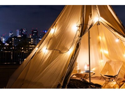 マンション屋上グランピングフォト体験会を開催