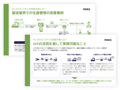 ミーク、ホワイトペーパー『IoT×ビジネスで「できること大全」』を公開