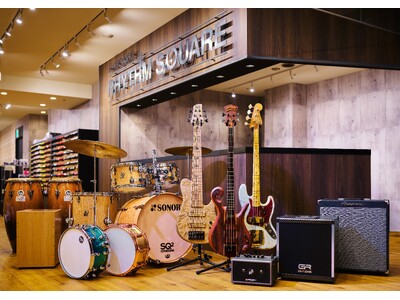 【グランドオープン】ベース×ドラムが同一空間に集結！大型専門店「MIKIGAKKI RHYTHM SQUARE」4/9 大阪・アメリカ村に