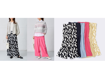 【ニトリのアパレルブランドN+】丈が選べる、麻調セミワイドパンツを2,990円で発売