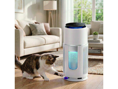 ペットの毛・ニオイ対策から、愛猫の遊びまでこれ一台！ お手入れもしやすい「ペット空気清浄機」新登場