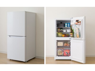 【ニトリ】新生活に向けて、フレッシャーズにおすすめ！冷凍庫容量の割合が大きい、121Lサイズのファン式冷蔵庫を新発売