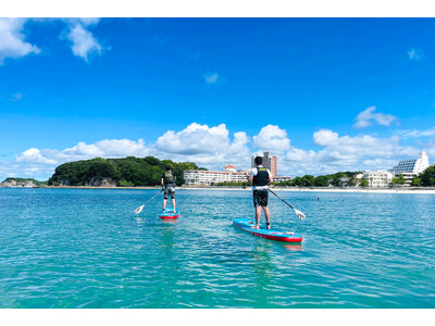【白良荘グランドホテル】SUP（サップ）レンタルサービス開始のお知らせ　実施期間：2025年6月1日（日）～ 9月15日（月）
