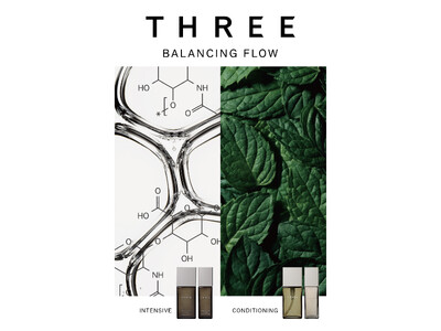 THREEのオリジナル精油が、香りと整肌成分へ。精油科学でハリとうるおいを巡らせる新スキンケア「バランシングフロー」誕生