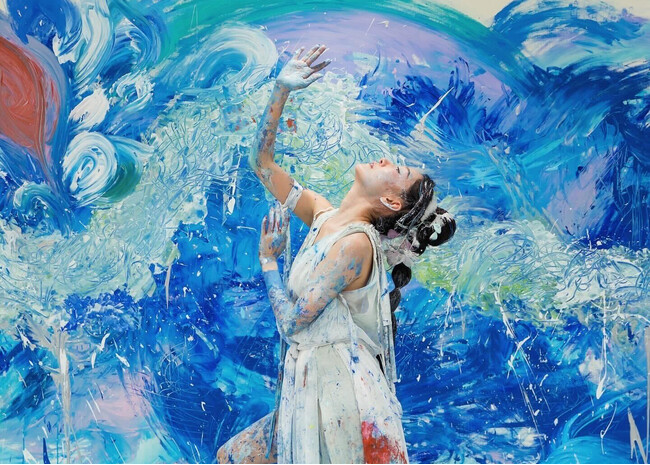 existence 絵画 アート アート作品 途中。 Unfinished 今年最後のUPかな⁉️ size: F3(273×220mm
