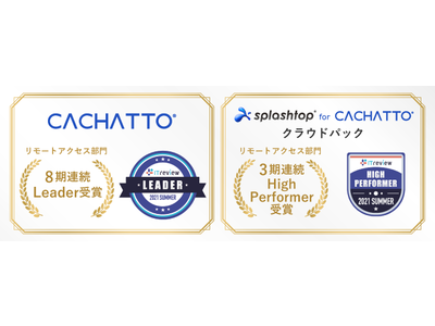 CACHATTOが「ITreview Grid Award 2021 Summer」において8期連続「Leader」を受賞