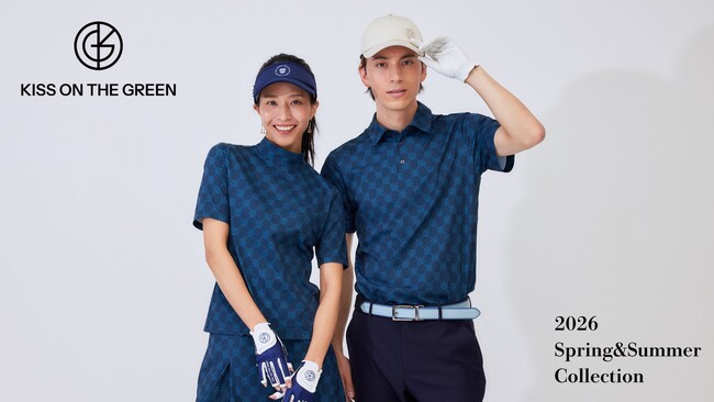 レディースゴルフウェア「KISS ON THE GREEN」、ブランドリニューアル&メンズラインを加えた2026SSを発表