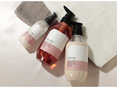 【Amazon新生活SALE対象】〈新商品〉REPAIRM(リペアム)新ヘアケアシリーズ登場。シャンプー・トリートメント・ヘアミルク発売。髪の芯まで補修し、パサつきをケア。うるおいサラサラ髪へ