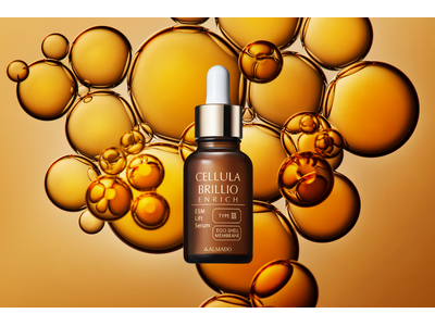 卵殻膜※1を高濃度※2配合　卵殻膜※1美容液「チェルラー ブリリオ エンリッチ」が乾燥悩みにより特化した処方にリニューアル　浸透※3力・リッチ感・高保湿※2を徹底追及