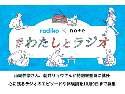 radiko��note�ƃR���{���[�V�����I���e�R���e�X�g�u#�킽���ƃ��W�I�v��9��9���i���j���J��