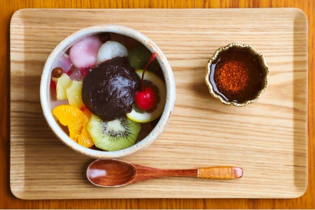 和菓子屋の本気が、あんみつになる。