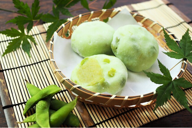 総重量の約3割以上に枝豆（ずんだ）を使用。「ずんだは苦手」を覆したい。和菓子職人が"食べやすさ"を追求した『ずんだ大福』を夏限定販売