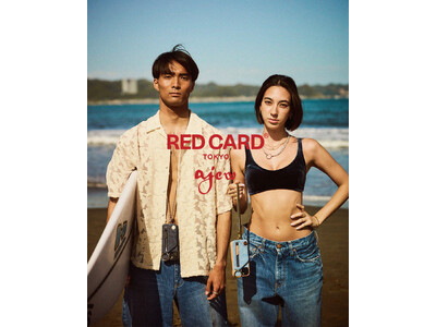 ajew（エジュー）× ジャパンメイドのデニムブランド「RED CARD TOKYO」、スペシャルコラボレーションでデニム素材のスマホケースを5月29日よりリリース。