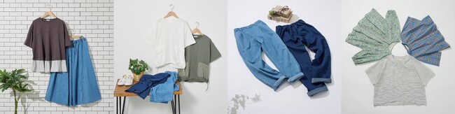 【イオン限定】使用済の衣料品から再生された糸や生地を使用したデニムパンツやシャツなど全３９種類を新発売