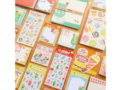 【キャンドゥ】レトロで可愛い！キャンドゥ限定｜古川紙工デザインの文房具を発売！