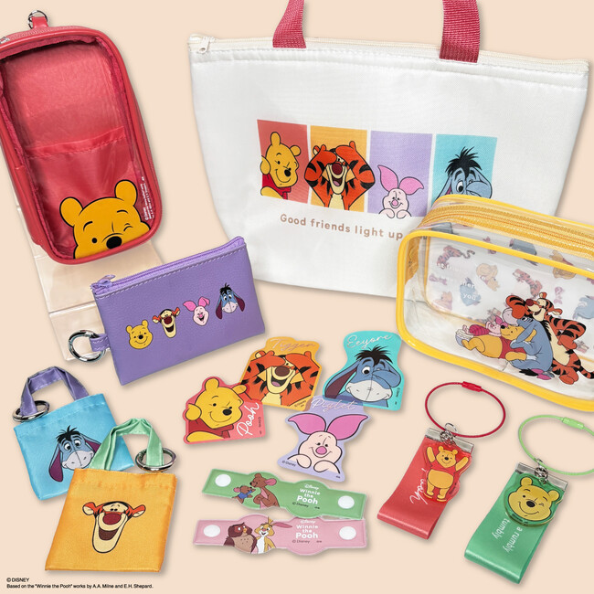 【キャンドゥ】チャーミングな「くまのプーさん 」と仲間たちのアイテムがカラフルカラーで登場