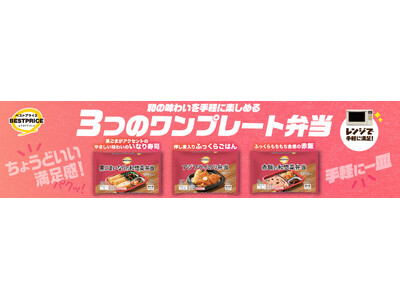 トップバリュ冷凍ワンプレートシリーズから和風弁当３品新発売