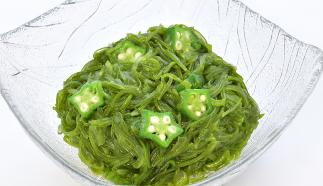 海と大地の“ねばねば食材”のコラボレーション　味付おくらめかぶ（三陸産）8月上旬より販売開始