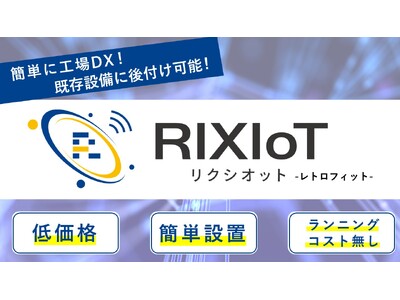 工場DX・IoT化に貢献する新製品「RIXIoT レトロフィット」「SiGMiL」の発売について