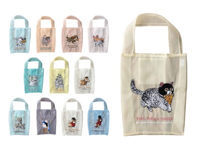 【泥棒猫たちがやってくる！】雑貨ブランド「Jubilee」から犬猫デザイン刺繍がキュートなオーガンジー素...