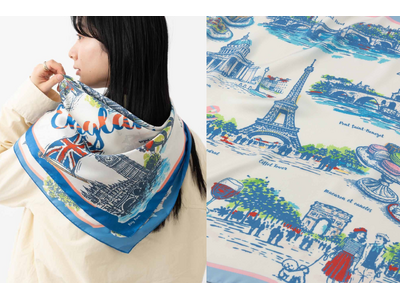 【旅の記憶を味わえる】雑貨ブランド「Jubilee」から新シリーズ「CITY TRIP」のスカーフが新発売