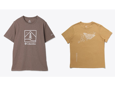 コロンビア『EARTH DAY TEE』土に還るサスティナブル素材と抜染プリントで表現した地球にやさしいTシャツを発売