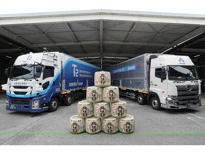 ～伝統と歴史の象徴 京都の日本酒を自動運転トラックで輸送へ～　鈴与・T2・月桂冠で25 年7 月より、レベル４実現に向けた実証輸送開始