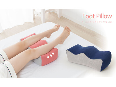 １日頑張った足に休足タイム♪足を浮かせてリラックス♪