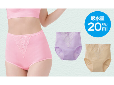 約20ｍLの吸水量！笑う・走る・咳・くしゃみ、もしもの時のちょこっと漏れに！