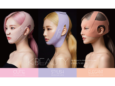 【キュート・スタイリッシュ・エレガント、3タイプのK-BEAUTY 小顔ベルトシリーズ】おうちの時間でもエステ！毎日できる、つけるだけのフェイスケア♪