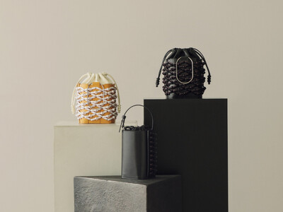 土屋鞄初、組紐で革を立体的につないだ100万円のバッグを発売