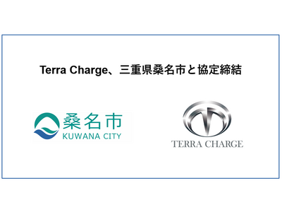 Terra Charge、三重県桑名市とEV充電器の設置に向けて協定締結