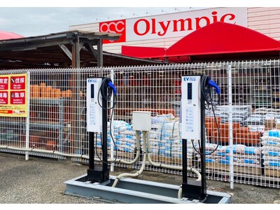 Olympicのスーパーマーケット28店舗にEV充電インフラ「テラチャージ」導入