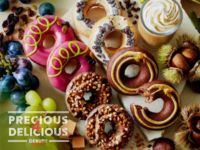 秋の味覚を、4つの生地と4つの食感で楽しもう！『PRECIOUS 4 DELICIOUS』～和栗ミルクとコーヒーでつくるアフォガード風ドリンクも登場～