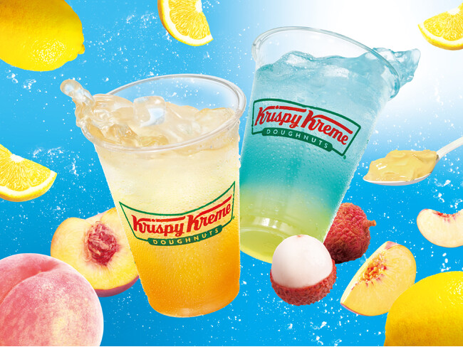 KKDJの人気ドリンク「レモネード」が、ピーチやライチで“ぷるっと爽快”なソーダに！『ピーチジェリー in ソーダ ライチ レモネード』『ピーチジェリー in ソーダ トリプル ピーチ レモネード』