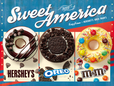 アメリカを代表するスイーツブランドと再びの共演！　クリスピー・クリーム・ドーナツ×「HERSHEY’S(R)」「OREO(R)」「M&M'S(R)」『Sweet America 2022』