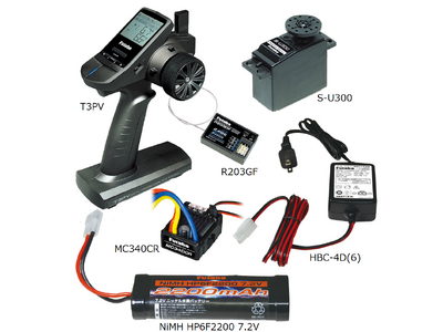 双葉電子工業】 T3PV送信機を使用した、“1/10電動カー用 エントリー