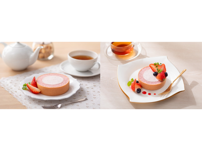 【新発売】BEYOND FREE人気商品「ふんわりロールケーキ 豆乳クリーム仕立て」から新フレーバー「ストロベリー」販売開始