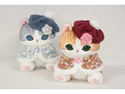 mofusand×日比谷花壇、初のコラボレーションが実現！フローリストが描く「花屋さんのお花柄」とキュートなにゃんこが出会う新シリーズ