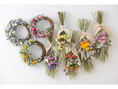 【4/22はアースデイ】日比谷花壇、長野・蓼科発のサステナブル・ドライフラワーを渋谷ヒカリエで限定販売。...