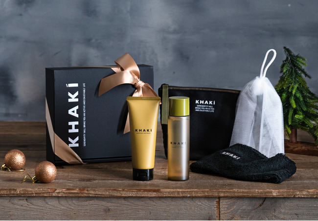プレスリリース「男性へのクリスマスやバレンタインのプレゼントに！アウトドア派のメンズスキンケア「KHAKI」ギフト向け新商品限定販売」のイメージ画像