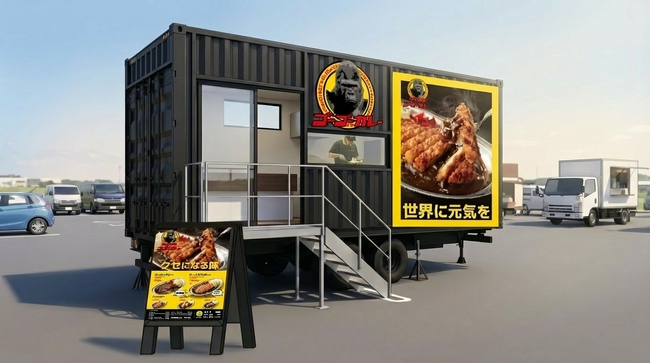 もっと自由に、もっと身近に。ゴーゴーカレー、トレーラーハウス型で新展開。第一号は福岡県から