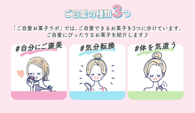 プレスリリース「【大型プレゼント企画】お菓子で自分を大切にする『ご自愛お菓子ラボ』でキャンペーン開催！」のイメージ画像